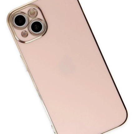 iPhone 14 Volet Silikon Kılıf - Pembe 3