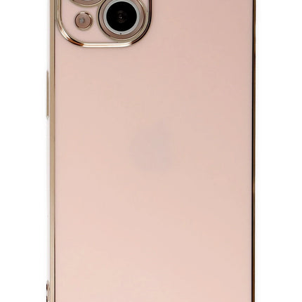 iPhone 14 Volet Silikon Kılıf - Pembe 2