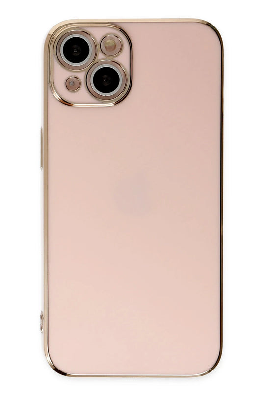 iPhone 14 Volet Silikon Kılıf - Pembe 2