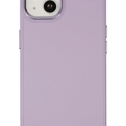 iPhone 14 Plus Asya Deri Silikon Kılıf - Lila