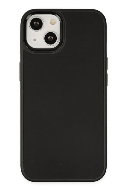 iPhone 14 Plus Asya Deri Silikon Kılıf - Siyah