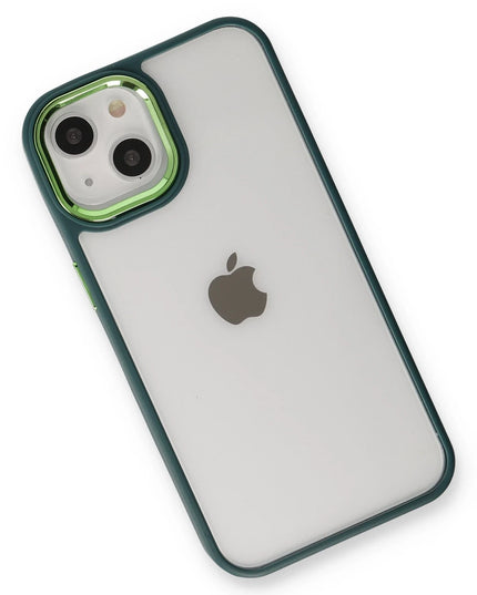 iPhone 14 Plus Dora Kapak Kılıf - Haki Yeşil 4