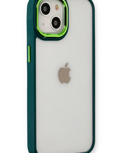 iPhone 14 Plus Dora Kapak Kılıf - Haki Yeşil