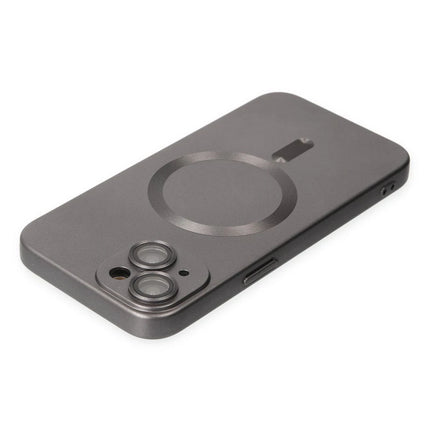 iPhone 14 Plus Moshi Lens Magneticsafe Silikon Kılıf - Füme 4