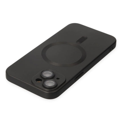 iPhone 14 Plus Moshi Lens Magneticsafe Silikon Kılıf - Siyah 5