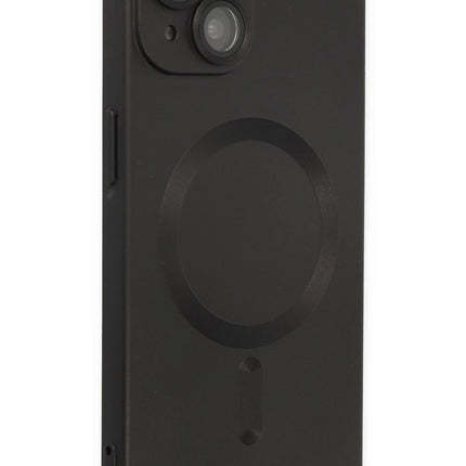 iPhone 14 Plus Moshi Lens Magneticsafe Silikon Kılıf - Siyah 2