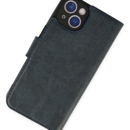 iPhone 14 Plus Trend S Plus Kapaklı Kılıf - Lacivert 2