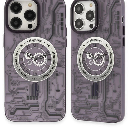 iPhone 14 Pro Apollo Magneticsafe Desenli Kapak Kılıf - Desen 14