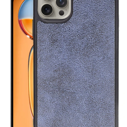 iPhone 14 Pro Aras Deri Kapak Kılıf - Lacivert