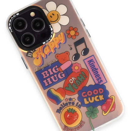 iPhone 14 Pro Estoril Desenli Kapak Kılıf - Desen 15 3