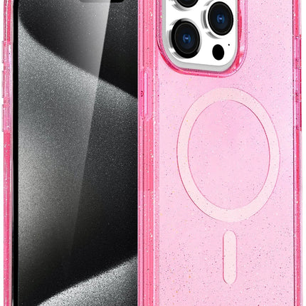iPhone 14 Pro Star Magsafe Kapak Kılıf - Pembe