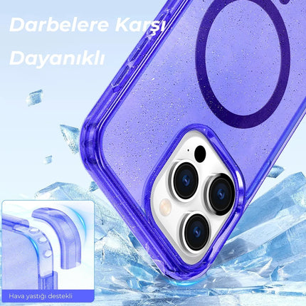 iPhone 14 Pro Star Magsafe Kapak Kılıf - Siyah 2