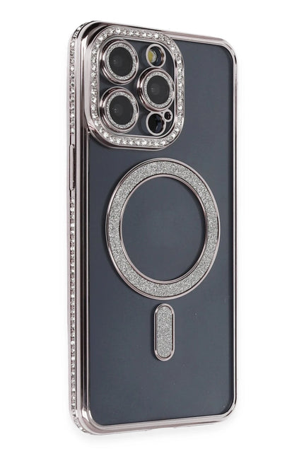 iPhone 14 Pro Joke Simli Magneticsafe Kılıf - Gri