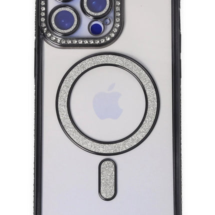 iPhone 14 Pro Joke Simli Magneticsafe Kılıf - Siyah