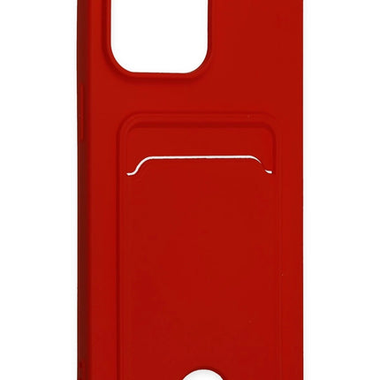 iPhone 14 Pro Kelvin Kartvizitli Silikon Kılıf - Kırmızı 3