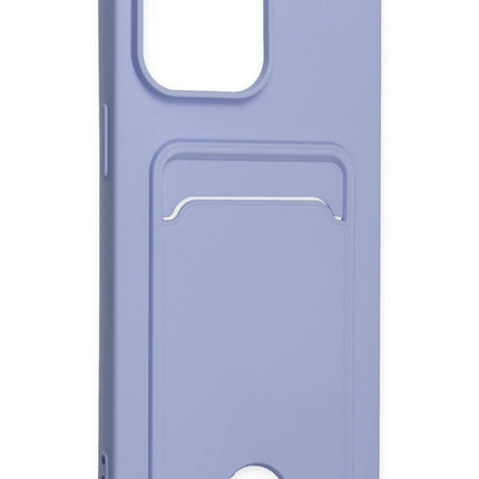 iPhone 14 Pro Kelvin Kartvizitli Silikon Kılıf - Lila 3