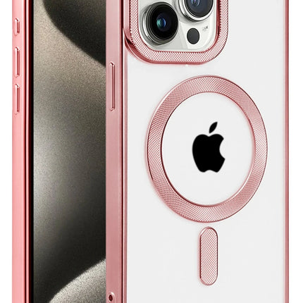 iPhone 14 Pro Kronos Magsafe Kapak Kılıf - Rose Gold