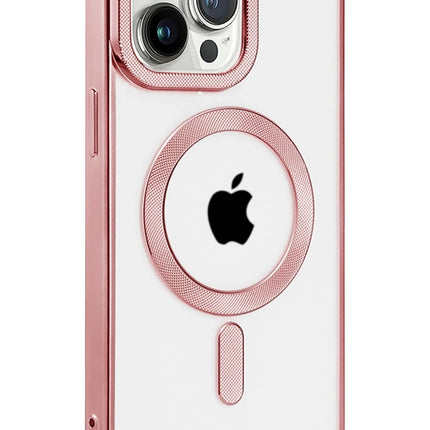 iPhone 14 Pro Kronos Magsafe Kapak Kılıf - Rose Gold 2