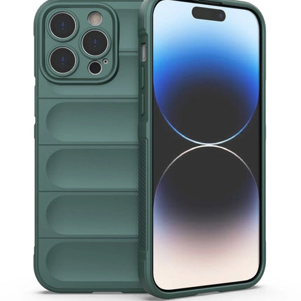 iPhone 14 Pro Optimum Silikon Kılıf - Koyu Yeşil