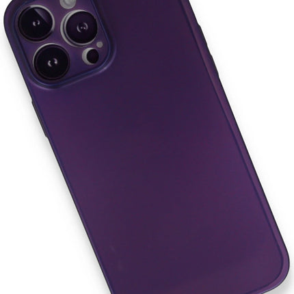 iPhone 14 Pro PP Ultra İnce Kapak Kılıf - Mor 2