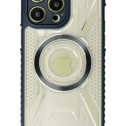 iPhone 14 Pro Prag Magneticsafe Kapak Kılıf - Lacivert