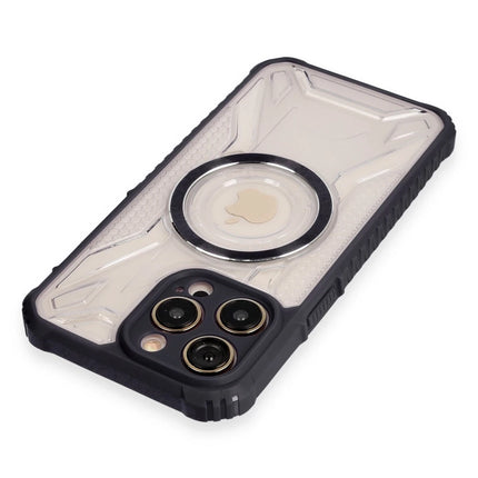 iPhone 14 Pro Prag Magneticsafe Kapak Kılıf - Siyah 3