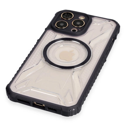 iPhone 14 Pro Prag Magneticsafe Kapak Kılıf - Siyah 4