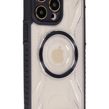 iPhone 14 Pro Prag Magneticsafe Kapak Kılıf - Siyah 2