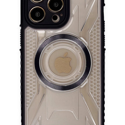 iPhone 14 Pro Prag Magneticsafe Kapak Kılıf - Siyah