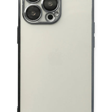 iPhone 14 Pro Razer Lensli Silikon Kılıf - Siyah