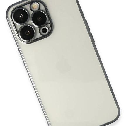 iPhone 14 Pro Razer Lensli Silikon Kılıf - Siyah 3