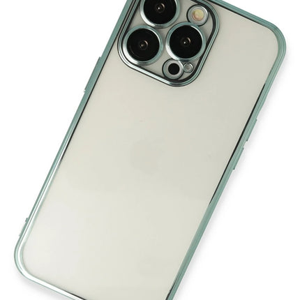 iPhone 14 Pro Razer Lensli Silikon Kılıf - Yeşil 2
