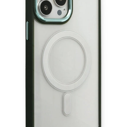 iPhone 14 Pro Room Magneticsafe Silikon Kılıf - Köknar Yeşili