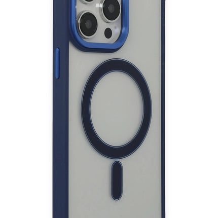 iPhone 14 Pro Room Magneticsafe Silikon Kılıf - Lacivert 2