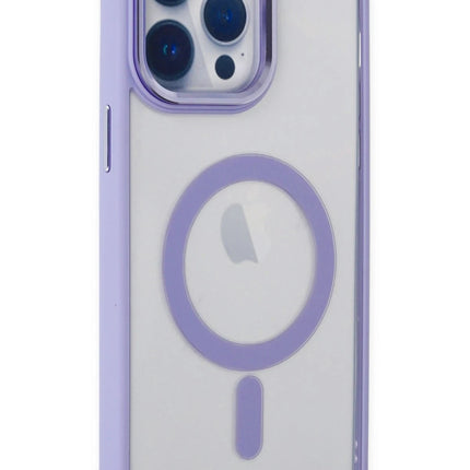 iPhone 14 Pro Room Magneticsafe Silikon Kılıf - Lila