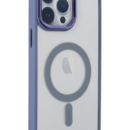 iPhone 14 Pro Room Magneticsafe Silikon Kılıf - Sierra Blue
