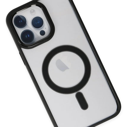 iPhone 14 Pro Room Magneticsafe Silikon Kılıf - Siyah 3