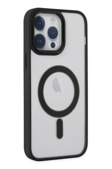 iPhone 14 Pro Room Magneticsafe Silikon Kılıf - Siyah