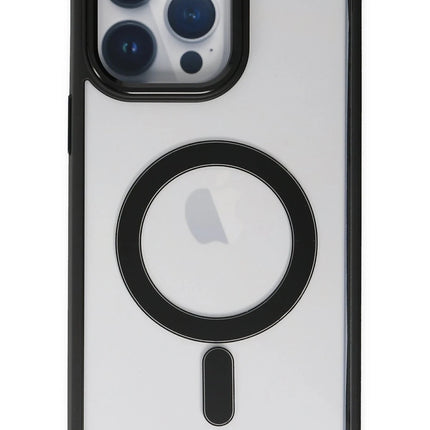 iPhone 14 Pro Room Magneticsafe Silikon Kılıf - Siyah 2