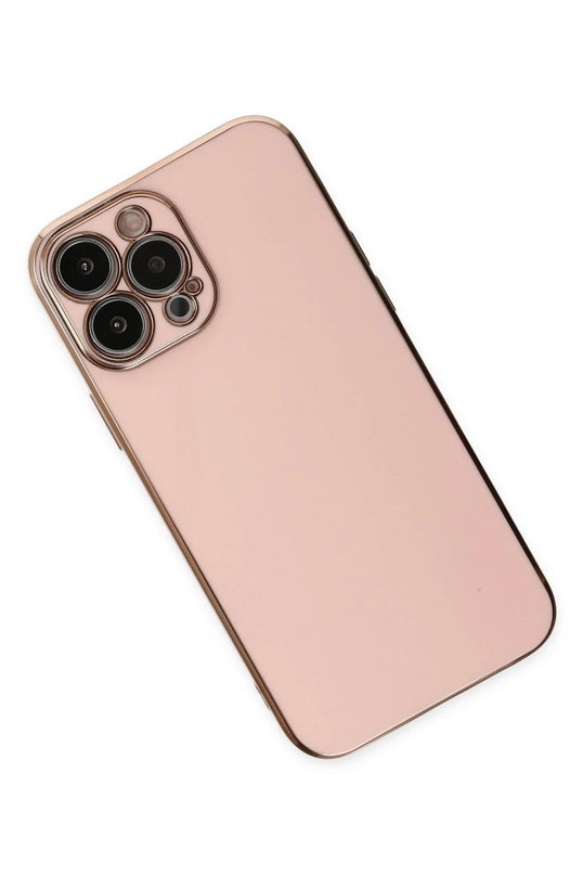 iPhone 14 Pro Volet Silikon Kılıf - Pembe 3