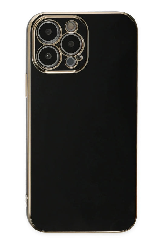 iPhone 14 Pro Volet Silikon Kılıf - Siyah 2