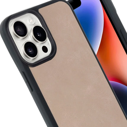 iPhone 14 Pro Max Aras Deri Kapak Kılıf - Pudra 2