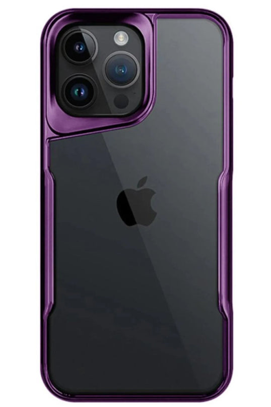 iPhone 14 Pro Max Boyi Silikon Kapak Kılıf - Derin Mor