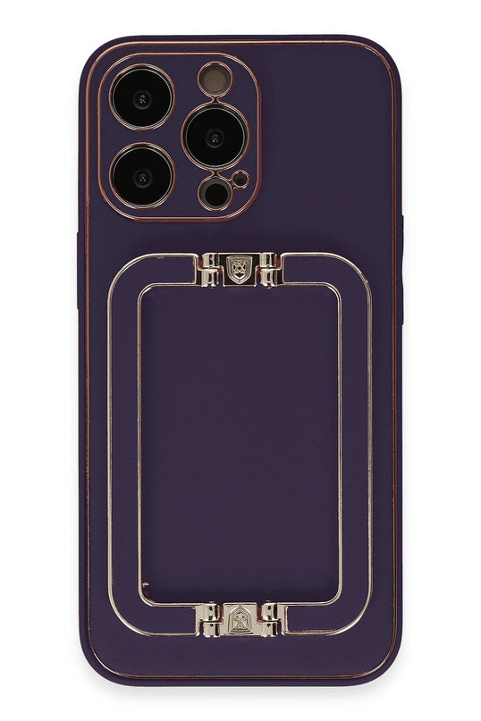 iPhone 14 Pro Max Coco Elit Kapak Kılıf - Derin Mor