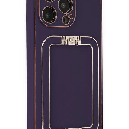 iPhone 14 Pro Max Coco Elit Kapak Kılıf - Derin Mor 2