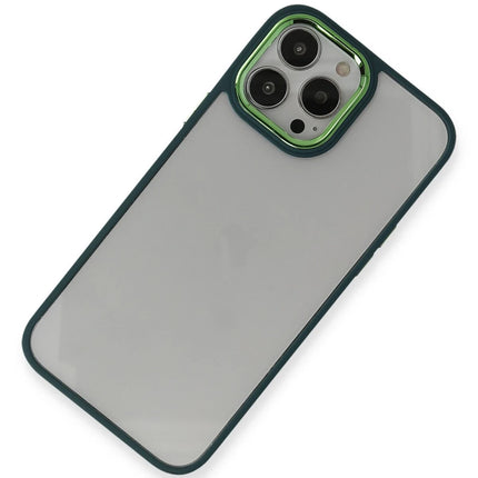 iPhone 14 Pro Max Dora Kapak Kılıf - Haki Yeşil 3