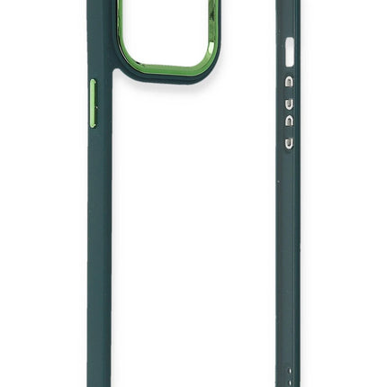 iPhone 14 Pro Max Dora Kapak Kılıf - Haki Yeşil 4