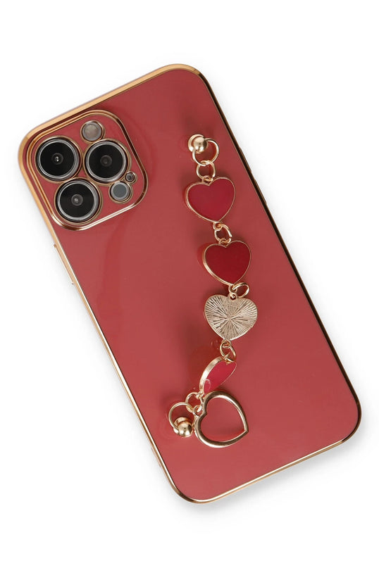 iPhone 14 Pro Max Esila Silikon Kılıf - Kırmızı 3