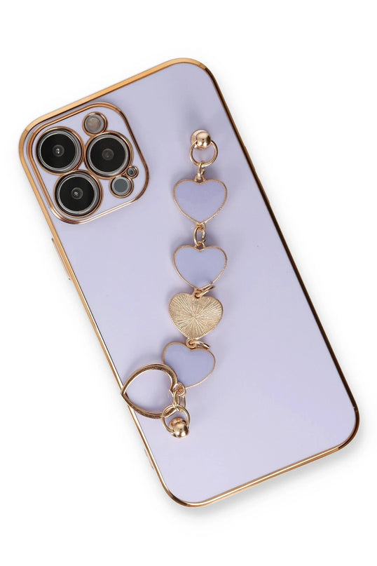 iPhone 14 Pro Max Esila Silikon Kılıf - Lila 3