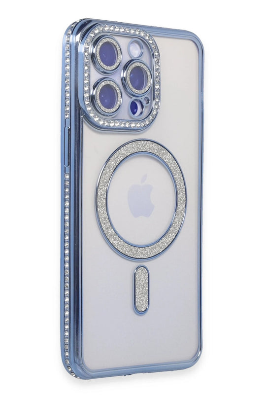 iPhone 14 Pro Max Joke Simli Magneticsafe Kılıf - Mavi